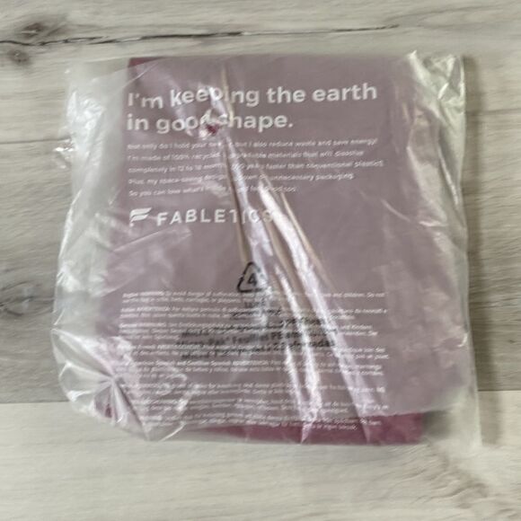 Fabletics Live-In High-Waisted Legging Size L French Wine Heather NWT‎ - Picture 7 of 7